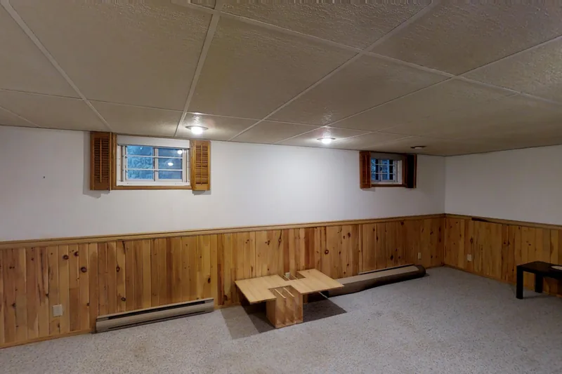 Scarborough: a finished Harmony basement, in the 3D tour