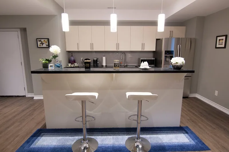 A finished Harmony basement in Concord, Vaughan, from the walkthrough film