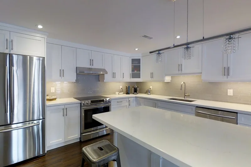 A finished Harmony basement in Aurora, in the 3D tour