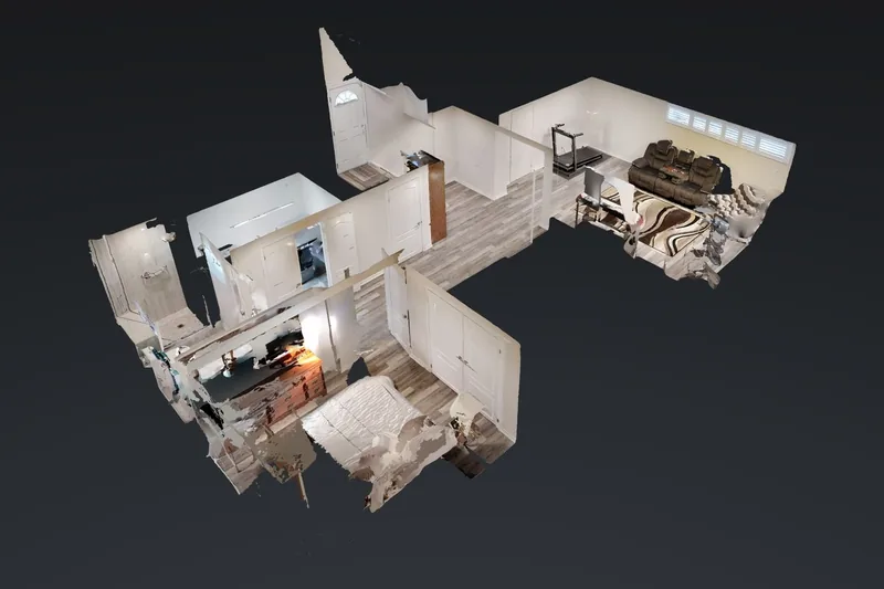 Etobicoke: a finished Harmony basement, in the 3D tour