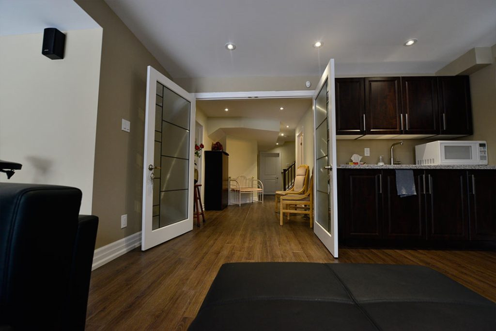 basement renovation kitchen reno image