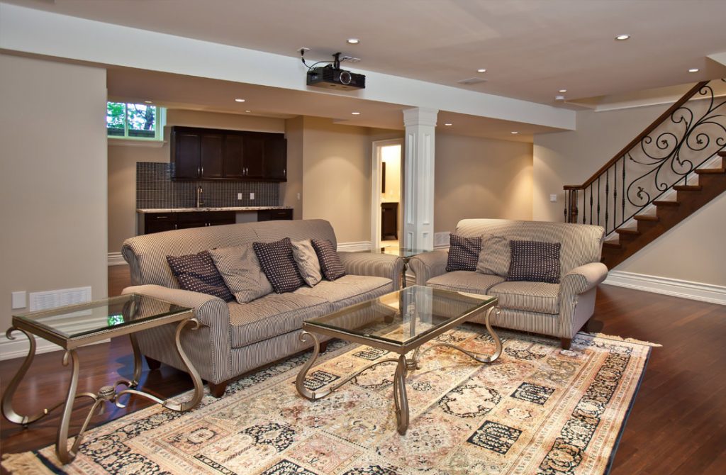 traditional basement thornhill
