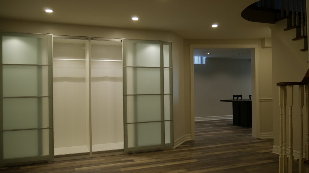 Custom Closet, basement ideas