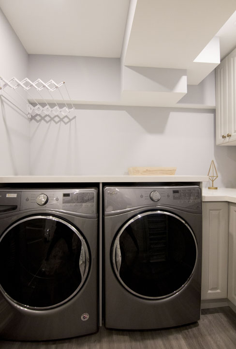 Finished-Basement-Laundry-Room in Newmarket