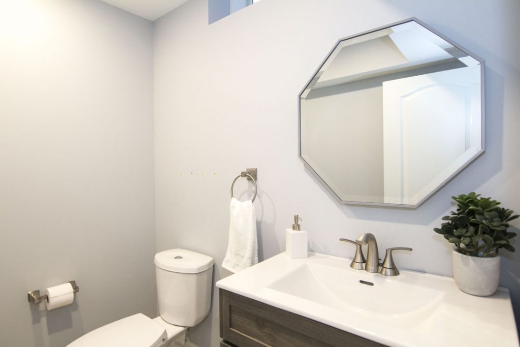 Finished-Basement-lavatory Newmarket