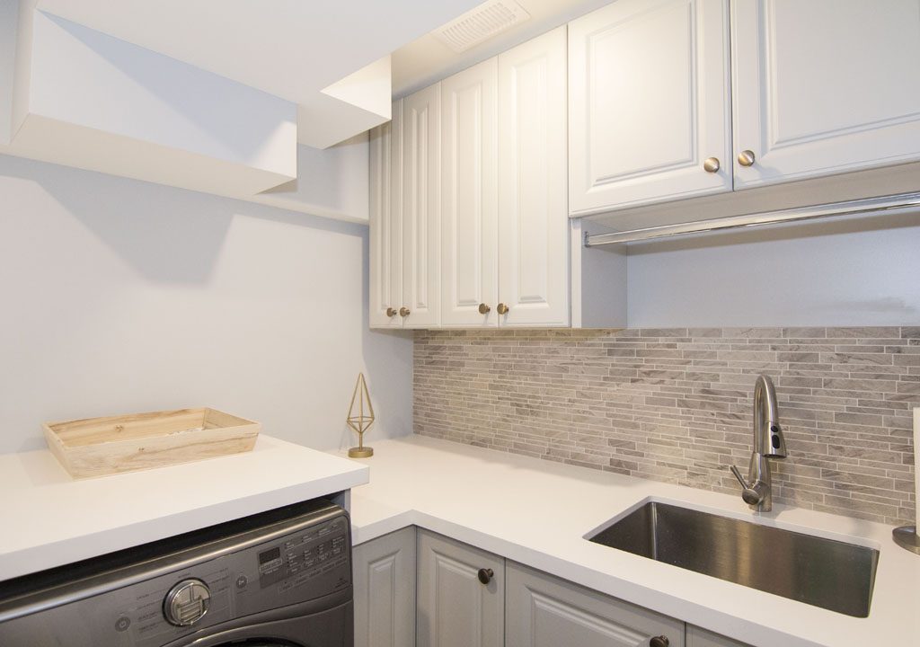 Finished-basement-Kitchen-cabinets in Newmarket