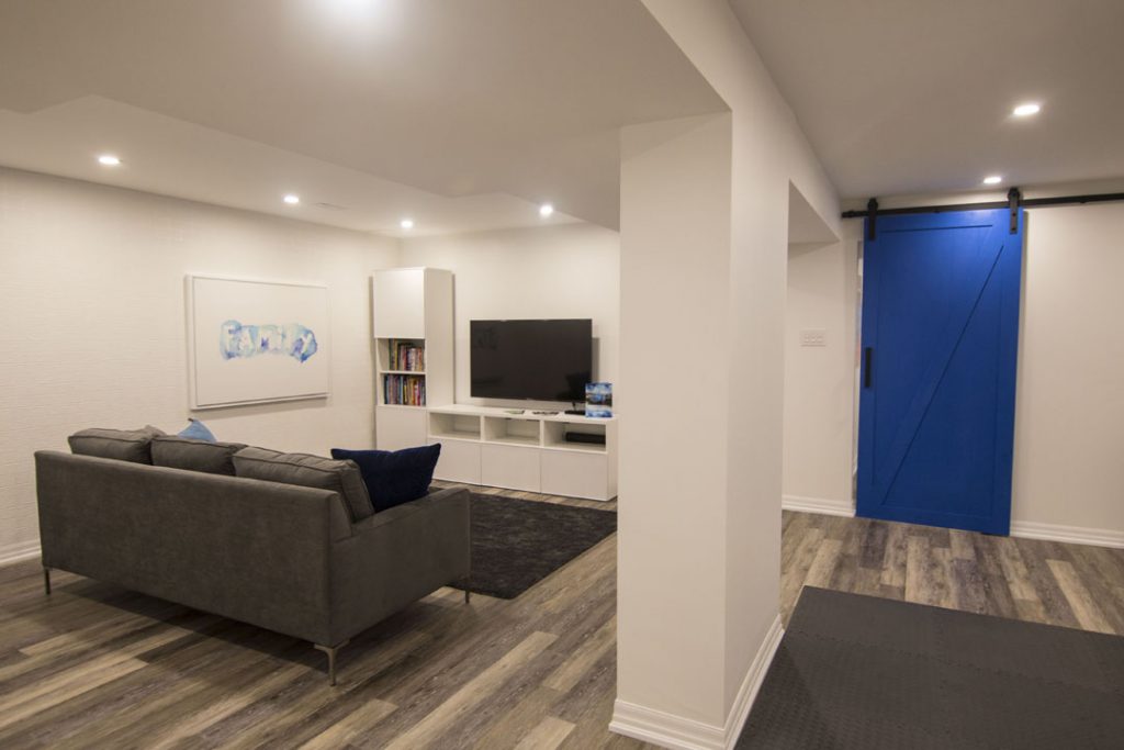 Basement renovation Maple ontario