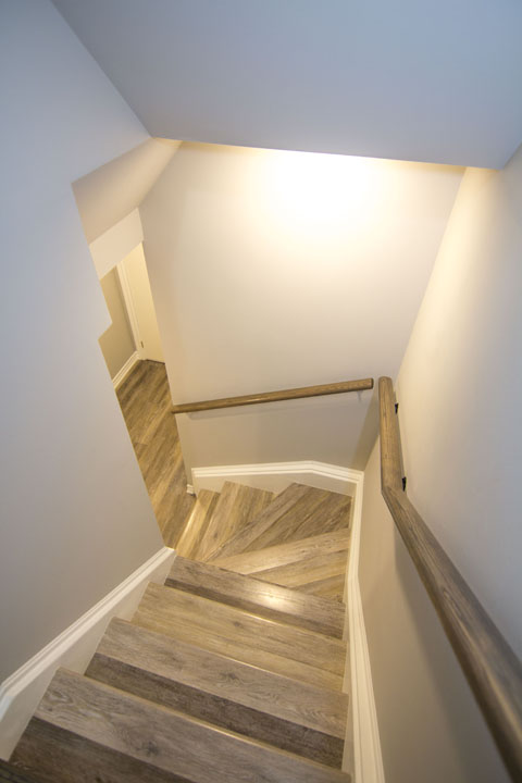 Stairway to basement image