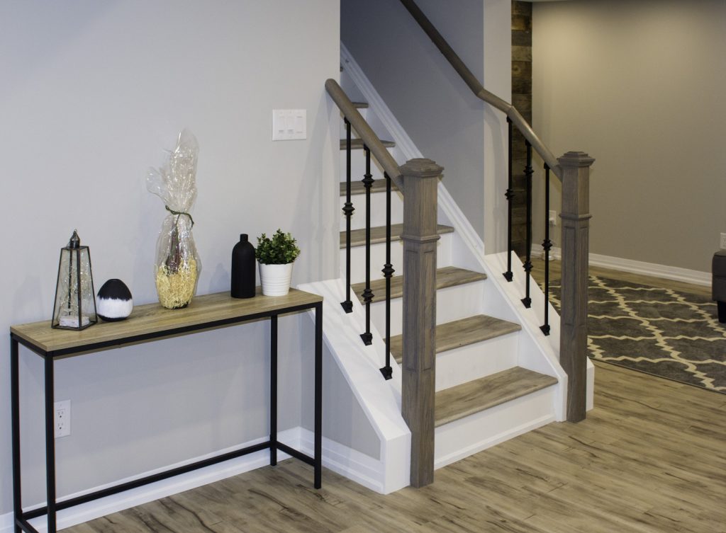 finished basement staircase