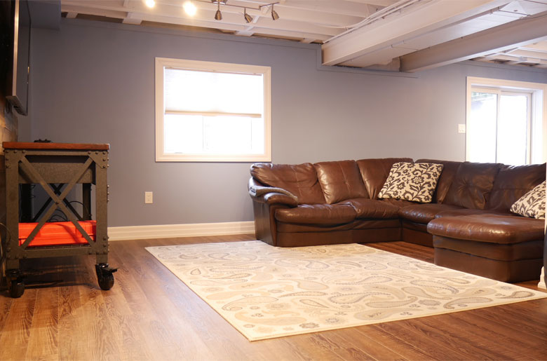 Basement Renovation Project by Harmony Basements Stouffville 