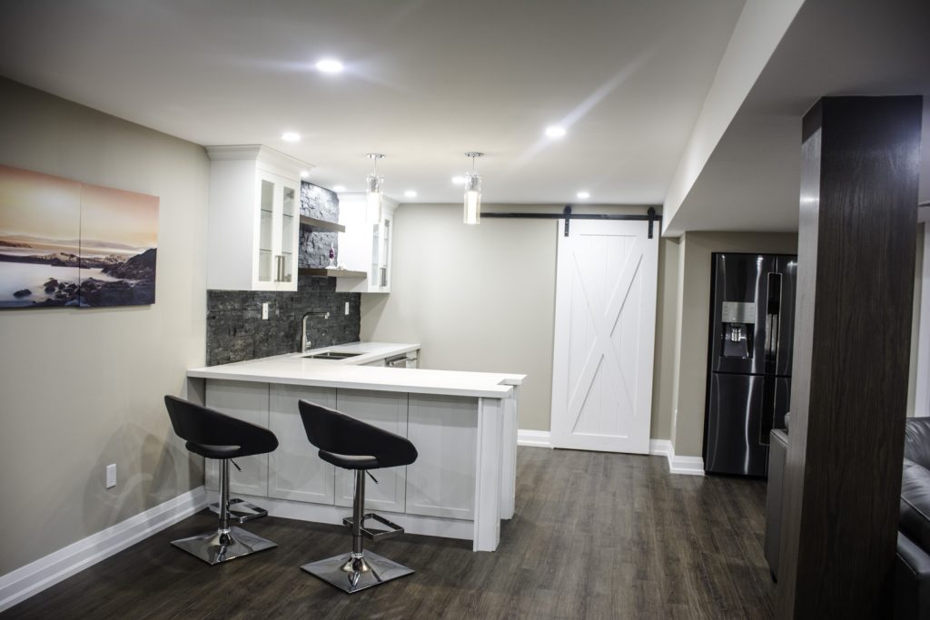 Small Basement Kitchen Design Thornhill