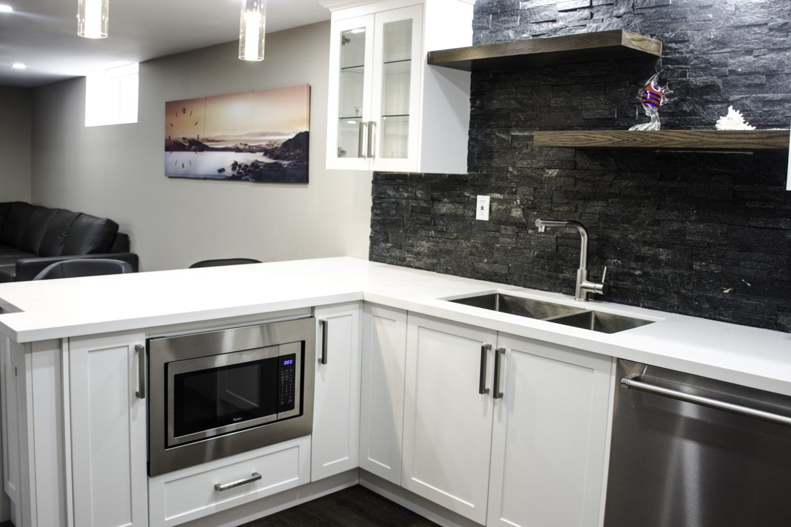 Amazing Basement Kitchen Design Woodbridge