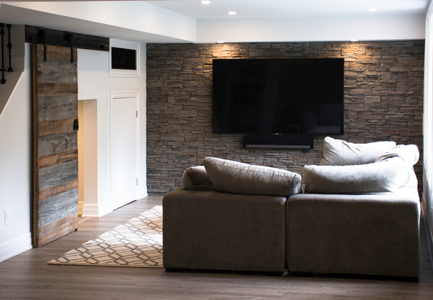 Basement Renovation Project by Harmony Basement in Milton