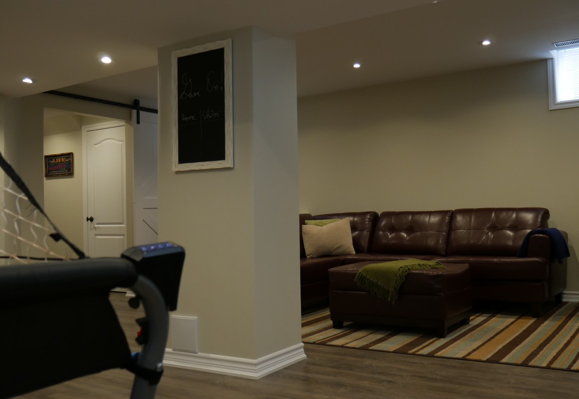Basement Remodeling Project by Harmony Basements Nobleton