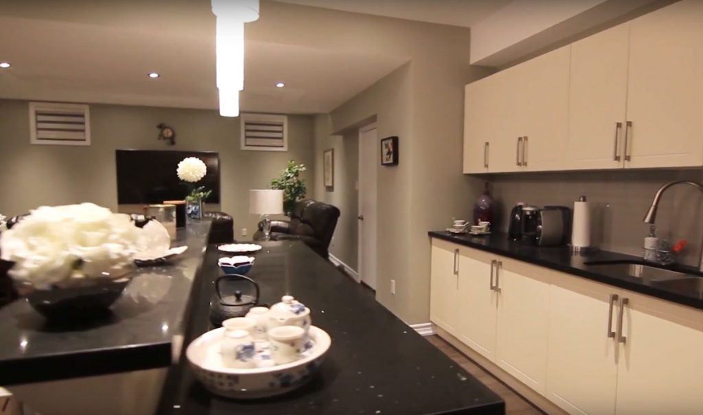 Kitchen Renovation in The Basement Milton
